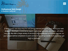 Tablet Screenshot of jtwebsitedesign.com